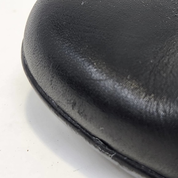 Clarks Bendables Black Leather Heeled Slip On Shoes 7.5M Ingalls Atlantic Loafer - Picture 9 of 10